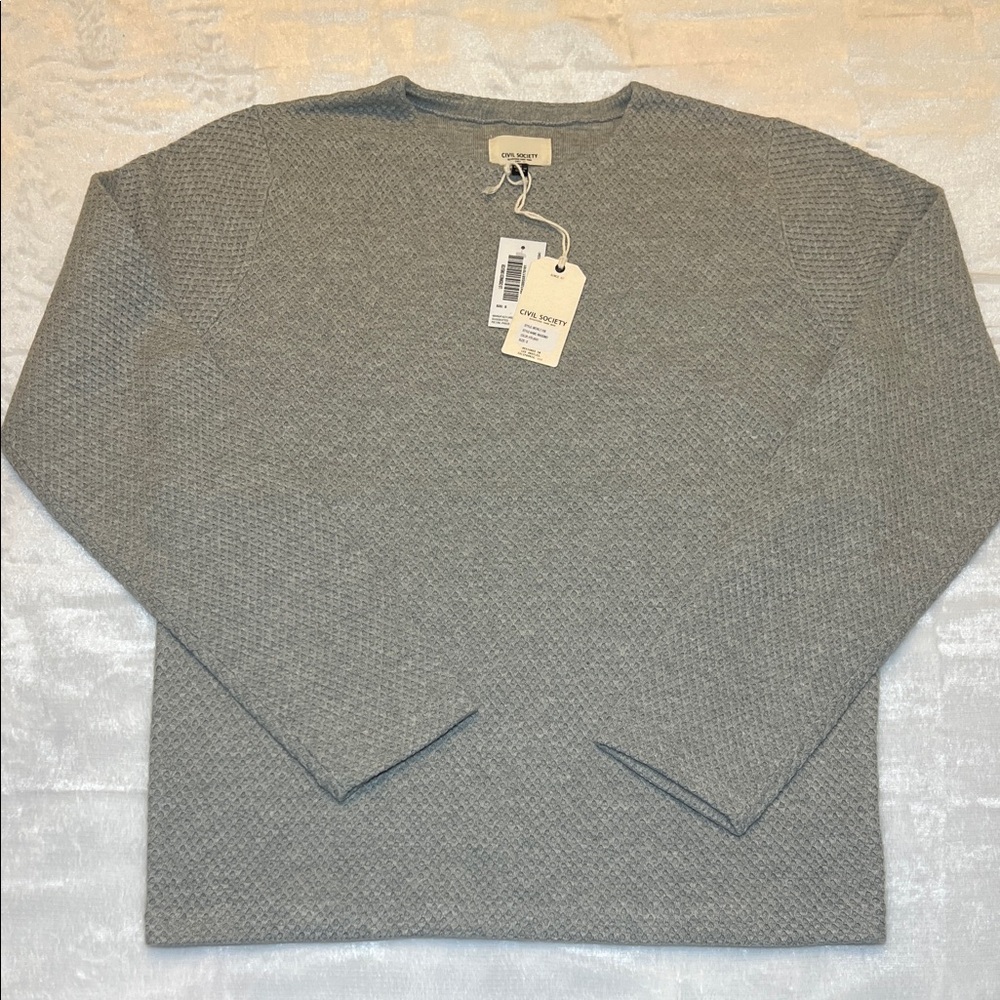 Civil Society Massimo Gray Crewneck Sweater